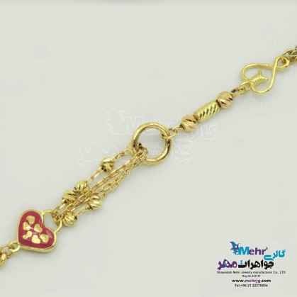 دستبند طلا - طرح زروان-MB1455